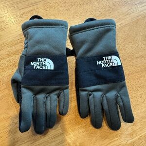 The North Face toddler gloves olive green